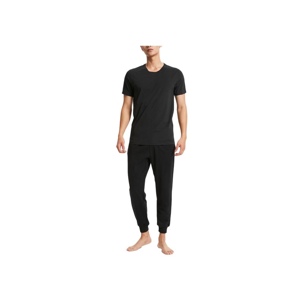 Calvin Klein Solid Fitted T-Shirt Men T-Shirts Black NB2903-UB1