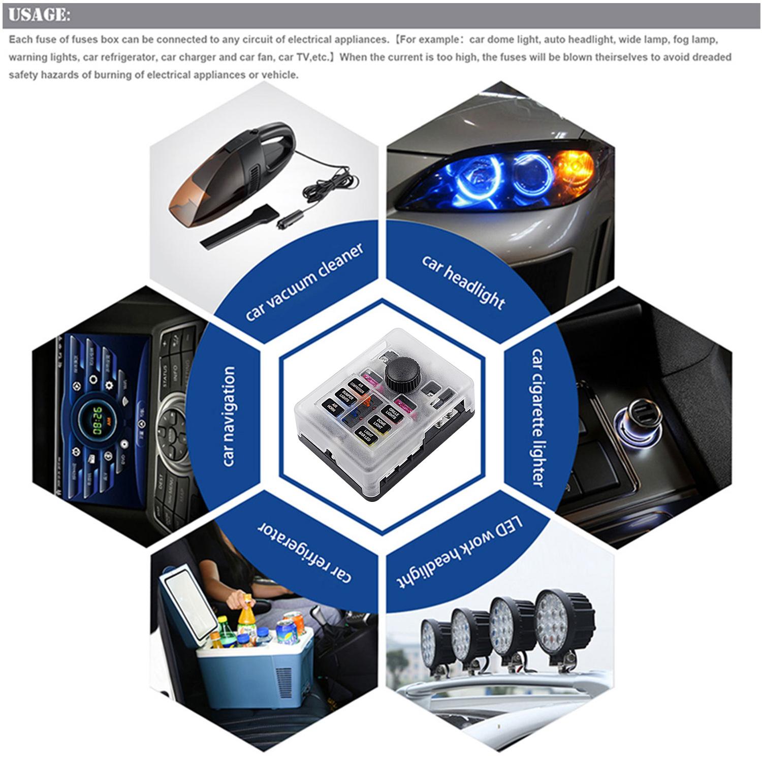 Водонепроницаемый блок предохранителей 12 В — фото 6