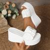 Fashion Women Comfortable Sandals Woman Wedge Platform Beach Designer Shoes Women Anti-slip Outdoor Fashion Sandals Sandalias De Mujer