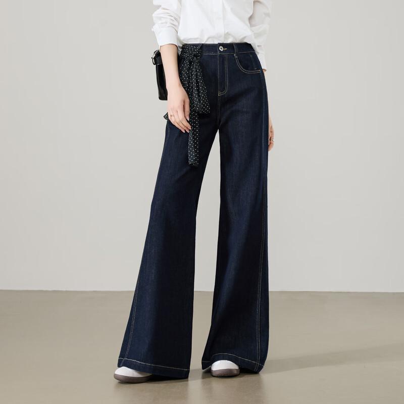 ESE-Y Women s Golden Ratio Slim Fit Flared Jeans 29L