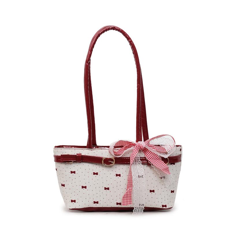 Today s popular handbag women s autumn new bow shoulder bag