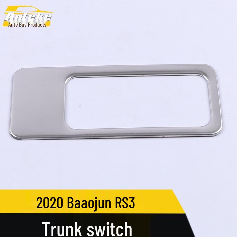 Compatible Decorative Frame for 2020 Baojun RS3 Trunk and Tailgate Button Adjustment Switch