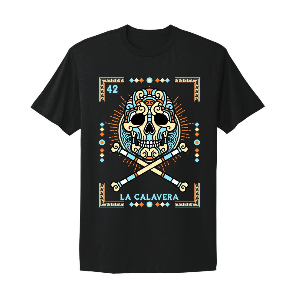 La Calavera Tarjeta Loteria Mexican Bingo T-Shirt Unisex T-Shirt S
