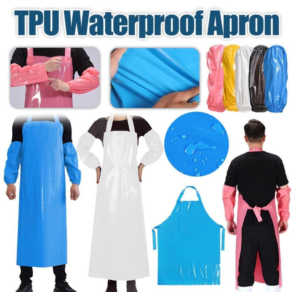 TPU Work Apron Waterproof Aquatic Work Clothes New Protective Clothing