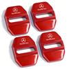 4Pcs Car Door Lock Cover Stainless Steel Protector Tire Valve For Mercedes Benz AMG W204 W205 W203 W211 W212 W213 W201 W210 W168 CA1