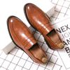 Men's Dress Shoes PU Leather Fashion Men Business Dress Loafers Pointy Shoes