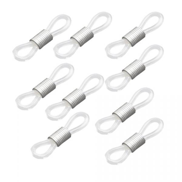 50 Eye Glasses Spectacle Chain Strap Holder Rubber Loop Ends 20mm