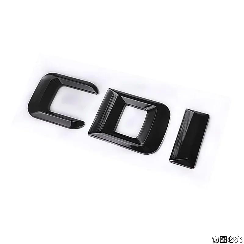 ABS Car Tail Letters Emblem Sticker Auto Fender Side Badge for Mercedes Benz CGI CDI Logo W111 W210 W213 W203 W205 CLK CLA GLA RW1
