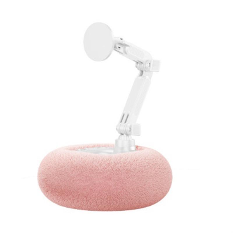 Rotating Plush Cushion Tablet & Phone Stand – Perfect for Bedside Video Viewing