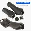 Black Bicycle Handlebar Grips 133mm 93mm Bicycle Parts Durable Bike Handle Grip