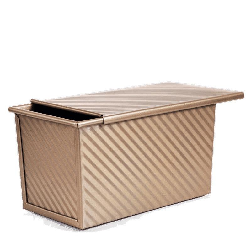 

Форма для тостов 450 г, антипригарная, инструменты для выпечки, бытовая выпечка, форма для хлеба, золотая подушка, форма для старинного кекса, пищевой класс 450G [rectangle (mold) + (cover) ]