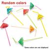 20/50/120pcs Plastic Umbrella Straw Mixing Colors Pool Beach Carnival Camping Holiday Team Party Bar Drinks Decorations YMY