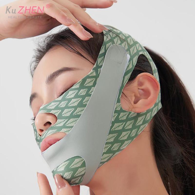 Lifting del viso con il sonno Face V Shaper Bendaggio dimagrante per il viso Rilassamento Shape Lift Riduzione del doppio mento Fascia di assottigliamento del viso Massaggio