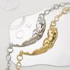 Euro-American Style Irregular Metal Design Necklace Personality Body Pendant Hip Hop Cuban Women's Collar Accessories