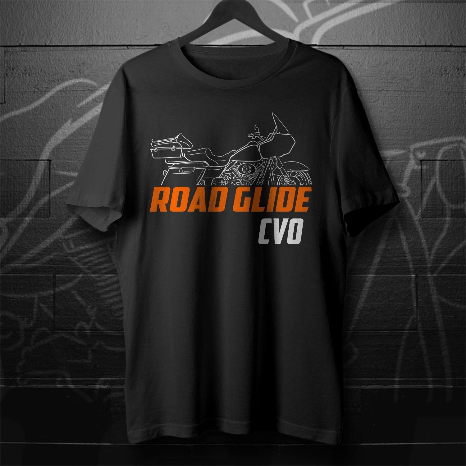 

Black men s and women s T-shirt For Harley-Davidson CVO Road Glide FLTRSEI 2000-2001- Motorcycle L