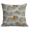 Spring and Summer 3D Floral Print Pillowcase Home Sofa Cushion Pillowcase