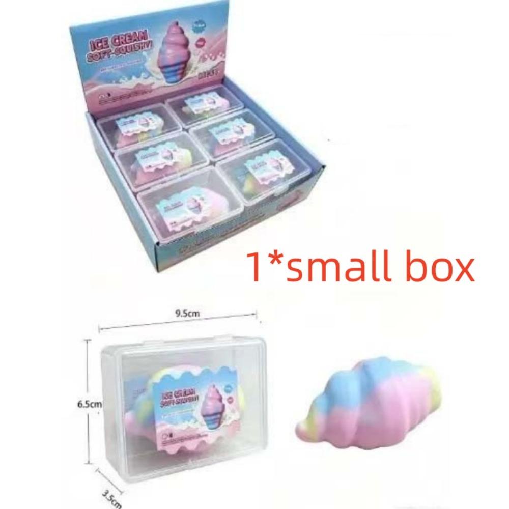 Ice Cream Wax Cracking Squeeze Dumpling Crispy Feel Squishy Crunch Squishy Toy Children Gifts