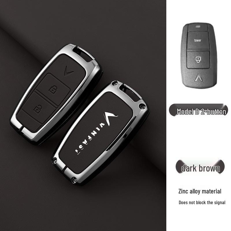 VinFast Key Cover & Metal Key Holder for VF5, VF8, and VF3 (Vietnam Edition)