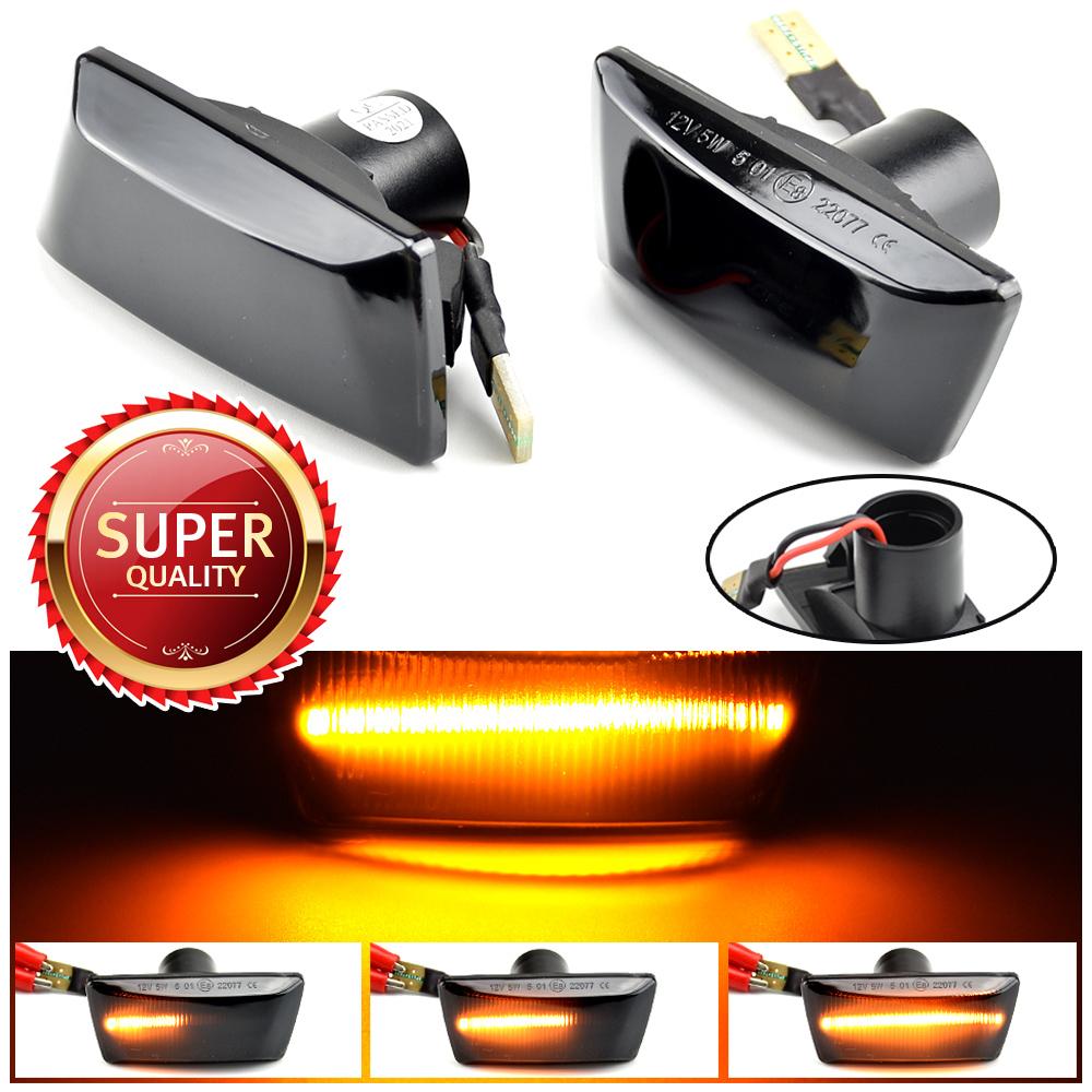 For Opel Ignia Astra H Zafira B Corsa D For Chevrolet Cruze Led Dynamic Side Marker Turn Signal Light Sequential Blinker