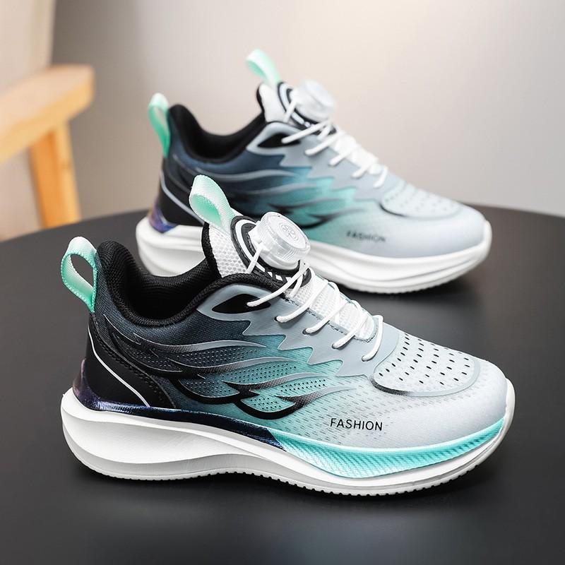 Youth Style Shoes Boys Lightweight Breathable Running Shoes Kids Outdoor Indoor Sports Comfortable Mesh Sneakers