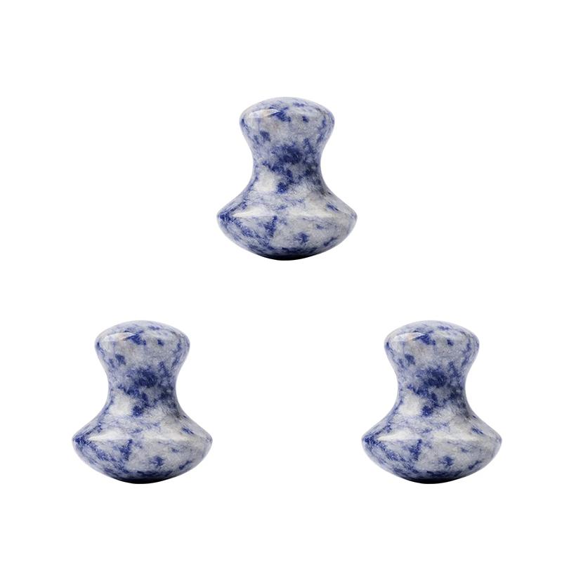 Natural Jade Mushroom Shape Quartz Gua Sha Massage Tool Crystal Guasha Stone For Spa Relaxing Meditation Scraping Massager