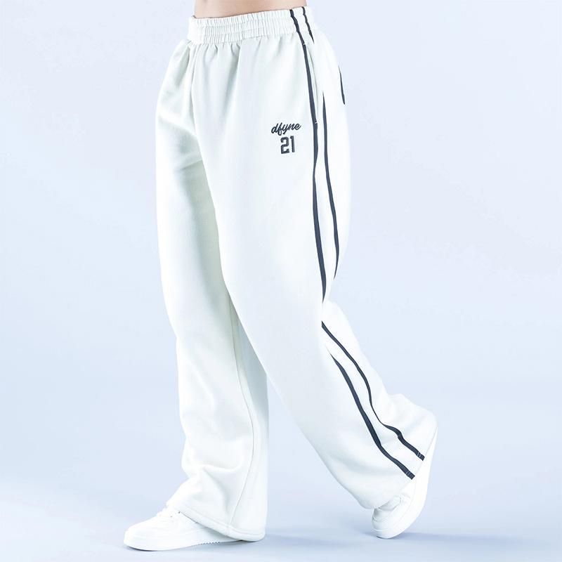 Straight casual men's and women's loose hip-hop trend autumn and winter pants