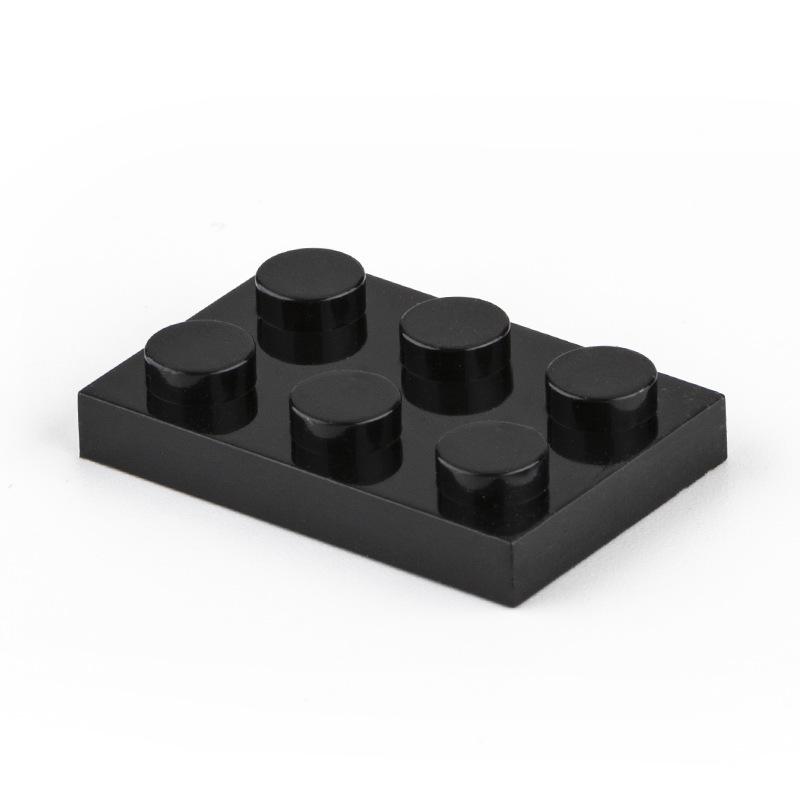100 Pcs MOC Parts 3021 Plate 2 x 3 Compatible Bricks DIY Assmble Building Blocks Particle Kid Brain Toy Gift