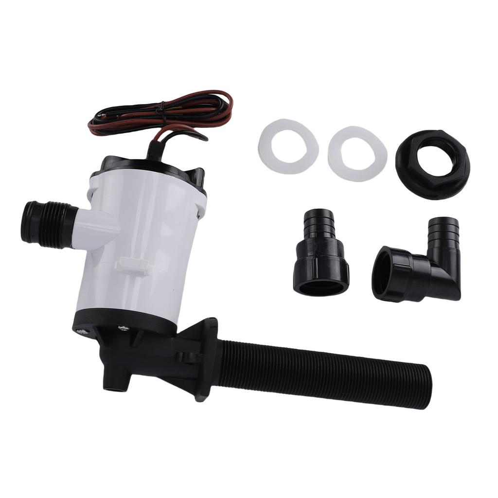 Submersible Bilge Pump 800GPH 4.0A DC Submersible Water Pump for RV Boat Yacht Fish Tank