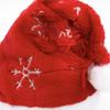 Christmas Santa Claus Hat Christmas Hats for Adults Plush Velvet Xmas Luxury Snowflake Hat Merry Christmas
