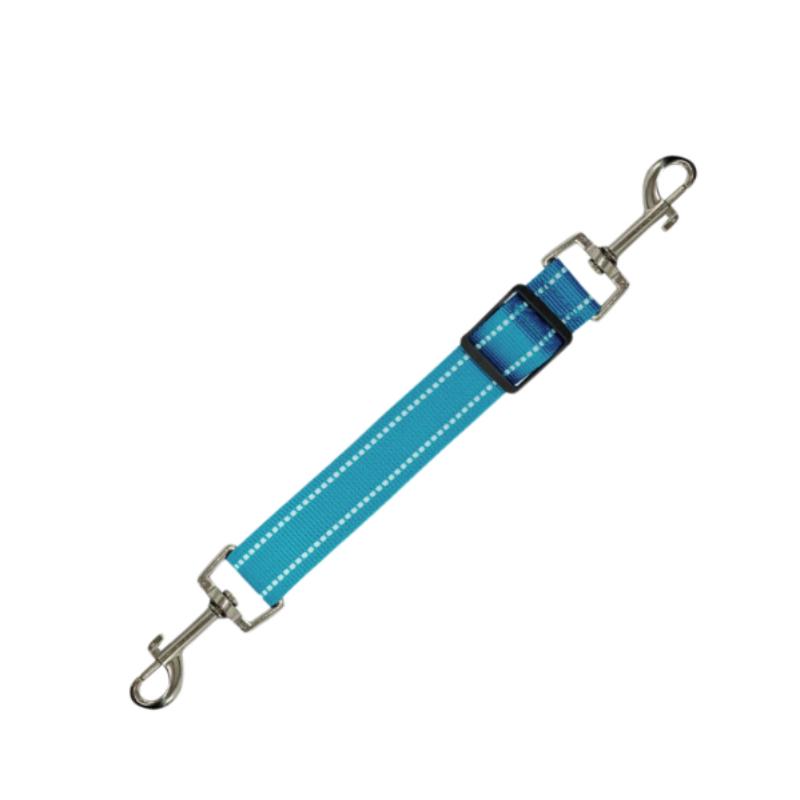 

Adjustable Double Hook Telescopic Pet Extension Rope with Night Safety Reflective Strap for Dog Cat Combination Accessories небо синє кольору