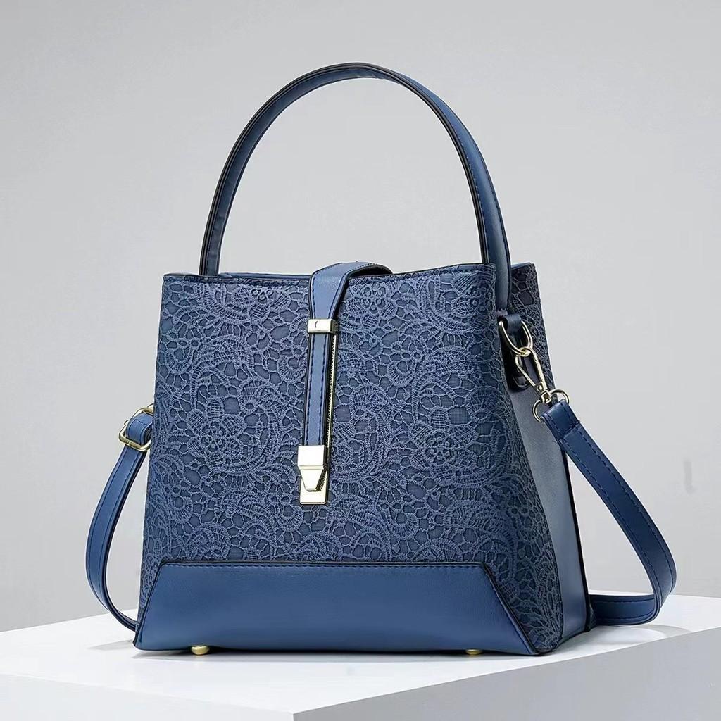 Solid Versatile Color Handbag With Internal Pockets Zipper Closure Women Fashion
