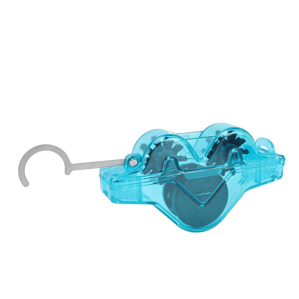 Bike Chain Cleaner Impact Resistance Handsfree Cycling Chain Scrubber for Mountain Bikes Road Bikes Blue