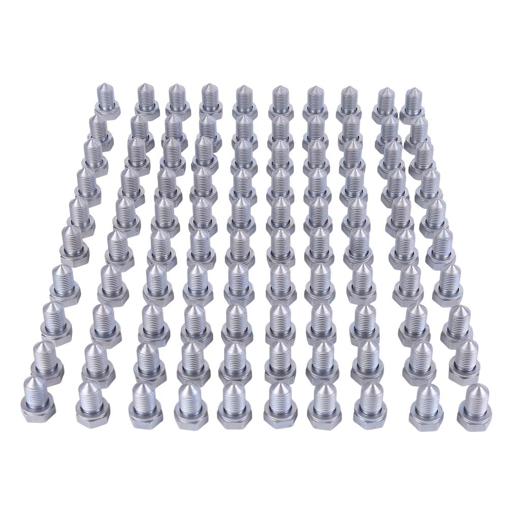 100Pcs For V-W A-udi Seat Skoda Engine Oil Pan Drain Plug Bolt Screw Replaces N90813201 N90813202