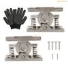 K1AE No Tool Required Quick Install Spring Door Latches for Cabinet Barn & Heavy Duty