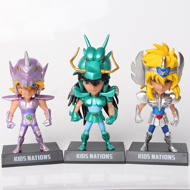 Exquisite Saint Seiya Figures Collection With Shiry Hyga Shun And Ikki Pvc Statues