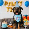 Cute Pet Birthday Caps Adjustable Cat Triangle Scarf Dog Dress Up Dog Birthday Bib  for Dogs Cats