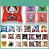 One Piece Anime Cartoon Cushion Cover Pillow Case Sofa Decorative Pillowcover