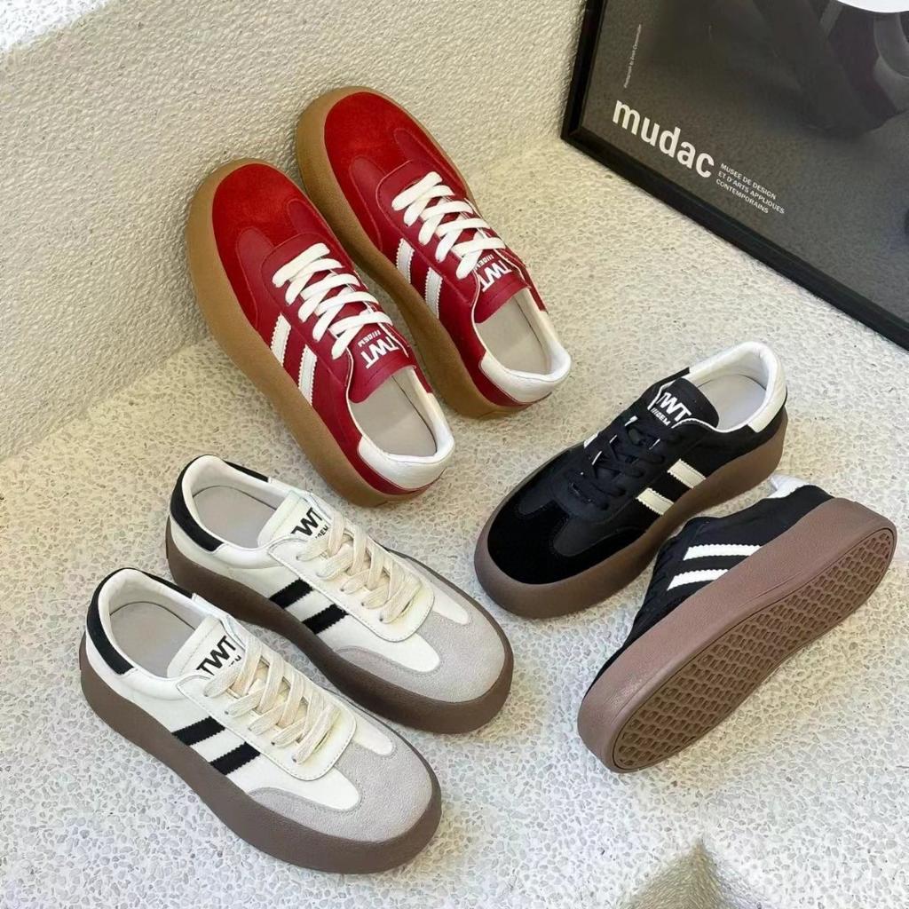 Leather Casual Sports Board Shoes Platform Star Shoes Women's Autumn New Versatile Little White Shoes