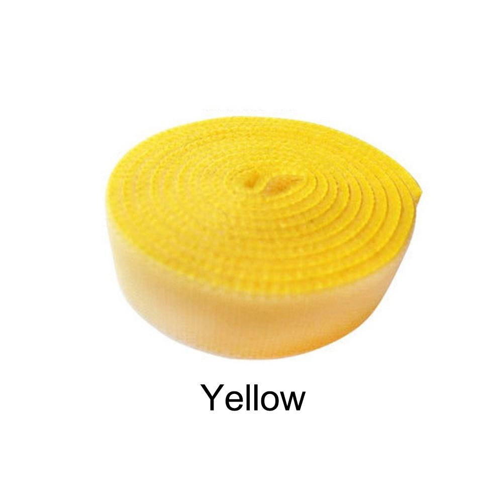1m Data Cable Tie Nylon Polyester Blend for Securely Bundling Network and Computer Cables Keeping Spaces Organized