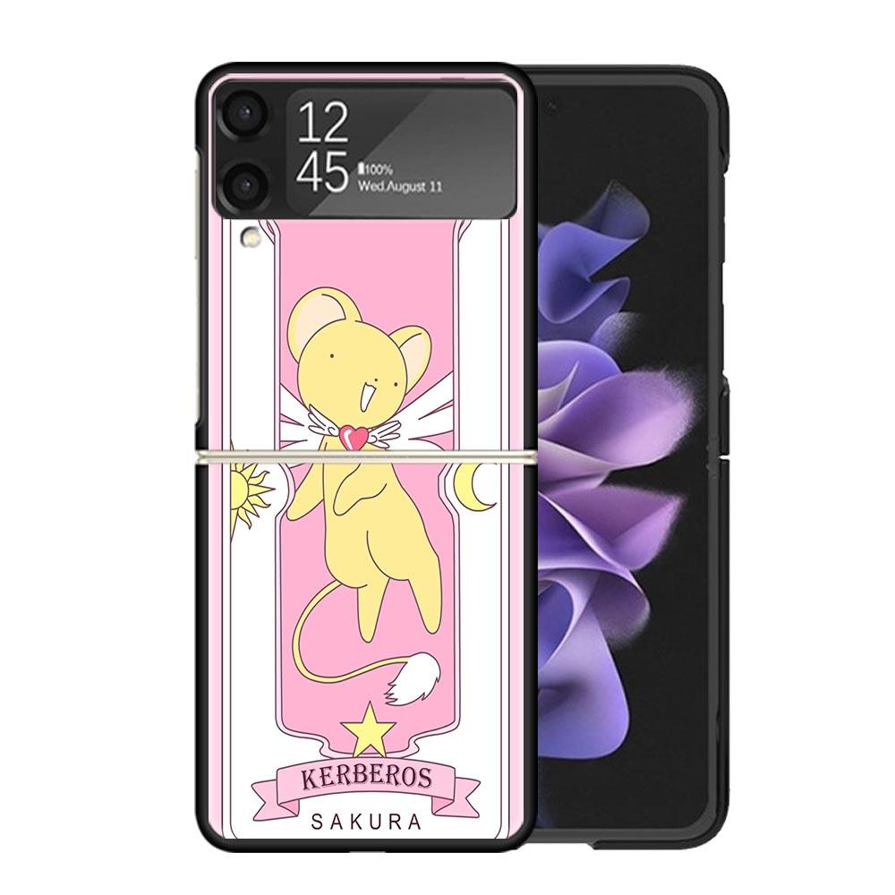 

CardCaptor Sakura Anime Clear Phone Case For Samsung Z Flip 7 6 5 4 3 Galaxy ZFlip7 ZFlip6 ZFlip5 ZFlip4 ZFlip3 5G Print Cover Z Samsung Z Flip 5