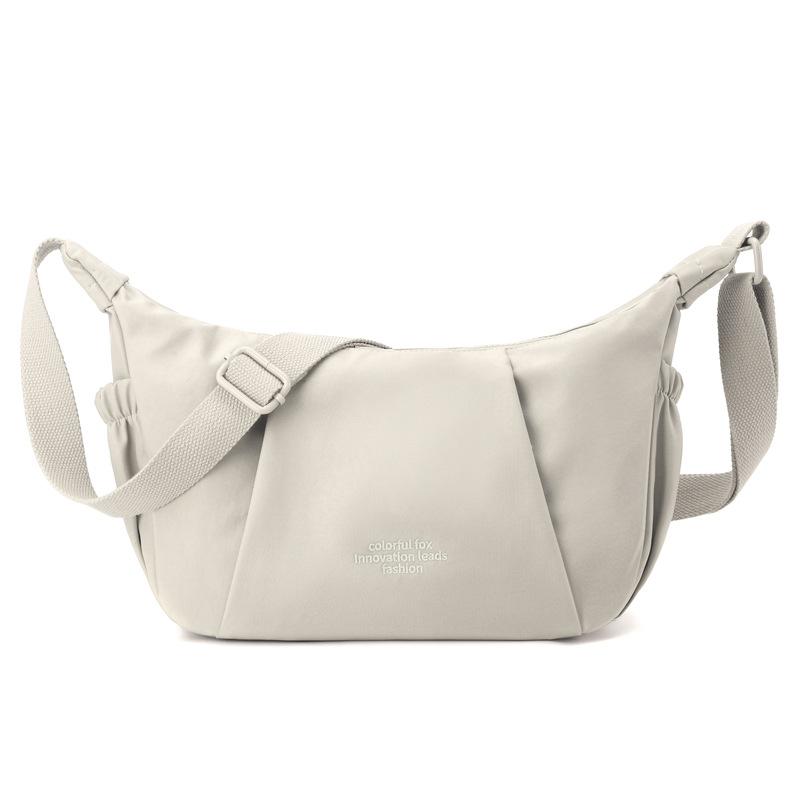 New Women's Messenger Bag Women's Multi-layer Croissant Bag Casual Anti-splashing Shoulder Bag