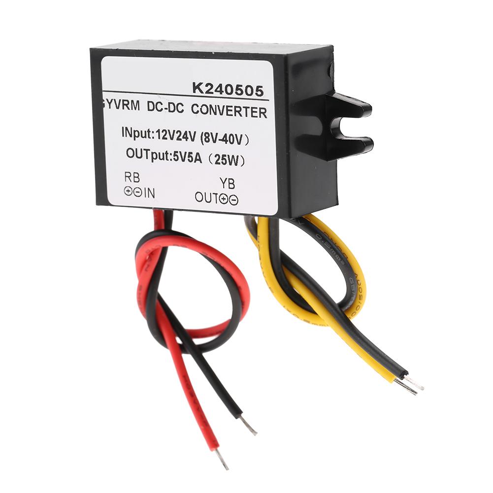 12V 24V to 5V 5A DC DC Buck Converter Step Down Power Supply Module