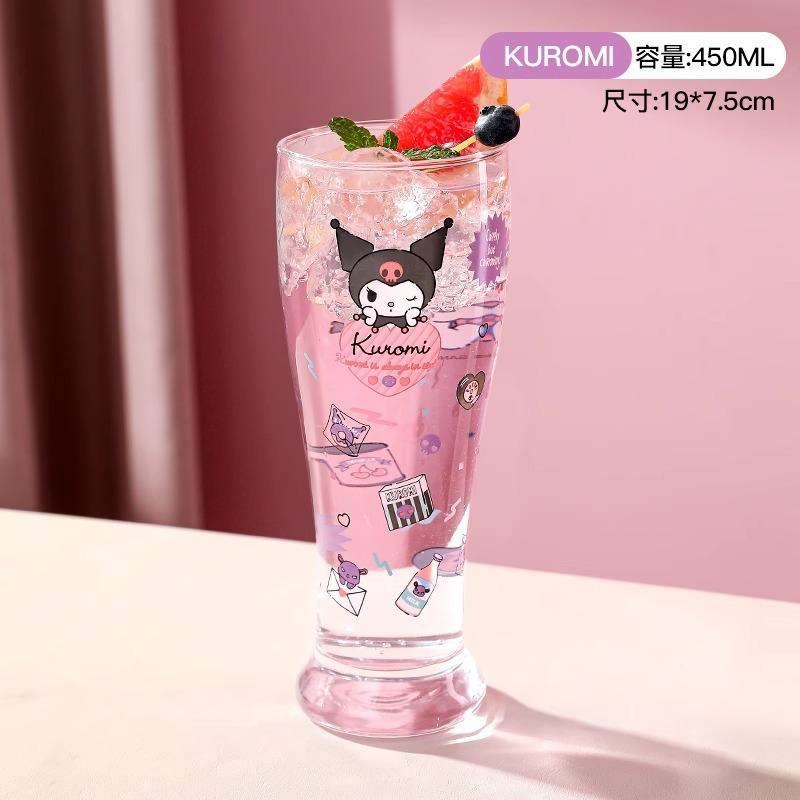 Sanrio Glass Cup Girls High-value Household Drinking Cup