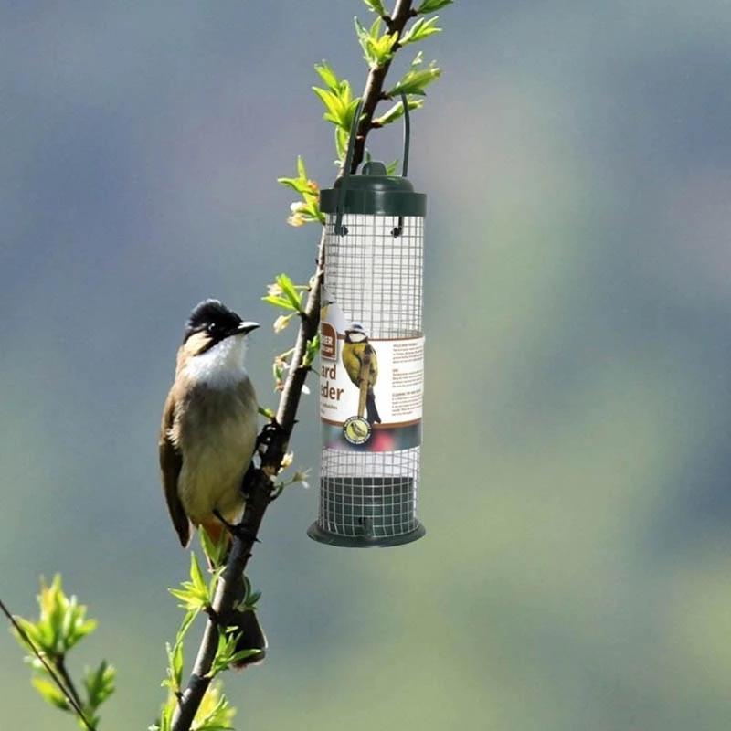 1/2/4PCS Bird Feeder Attractive Bird-friendly Easy To Refill Bird Feeder Plastic Garden Top-rated Mesh Durable Practical Outdoor