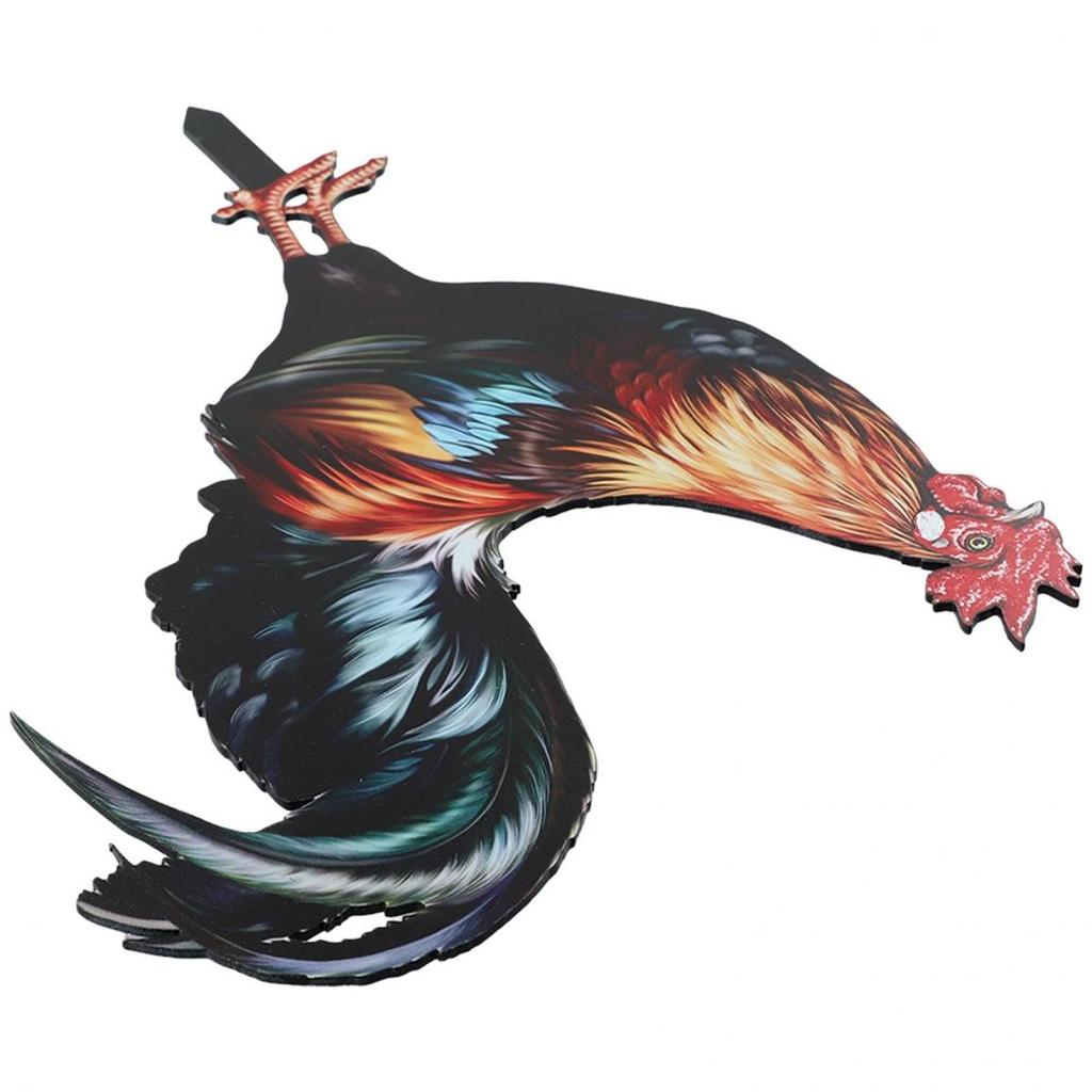 Hahnstatuen, Hühnerskulpturen aus Eisen, Hühnerdekorationen