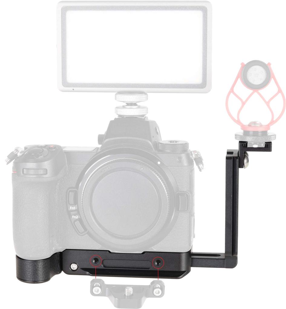WEPOTO Hand Grip L Bracket Metal for Nikon and Z7II CS-Z7 Z5, Z6, Z7, Z6II,