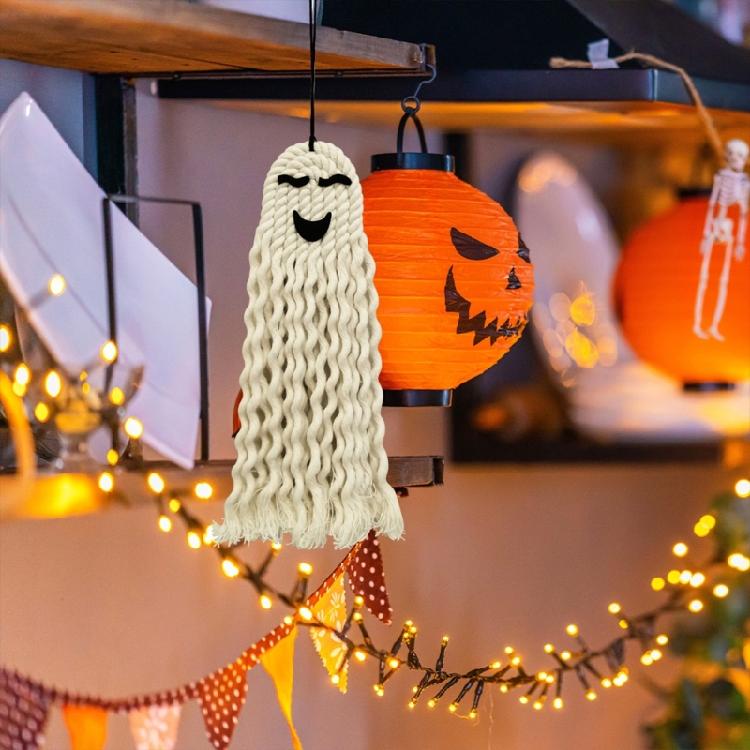 Weiche Halloween-Baumwoll-Hängedekoration Gruselige Wohnkultur Goth-Geist-Ornamente