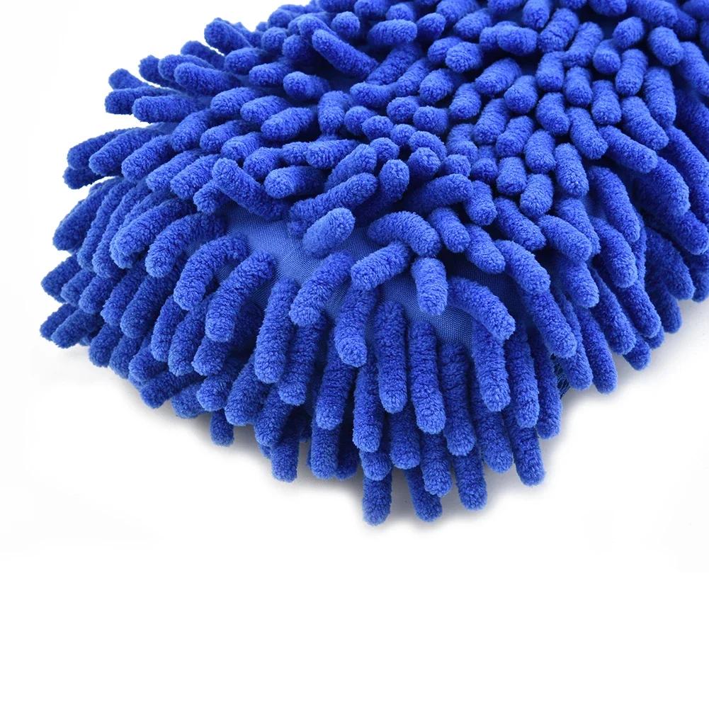 Car Washing Sponge Brush Soft Chenille Microfiber Washing Brush Car Body Cleaning Water Absorbtion Brushes Detailing Washer