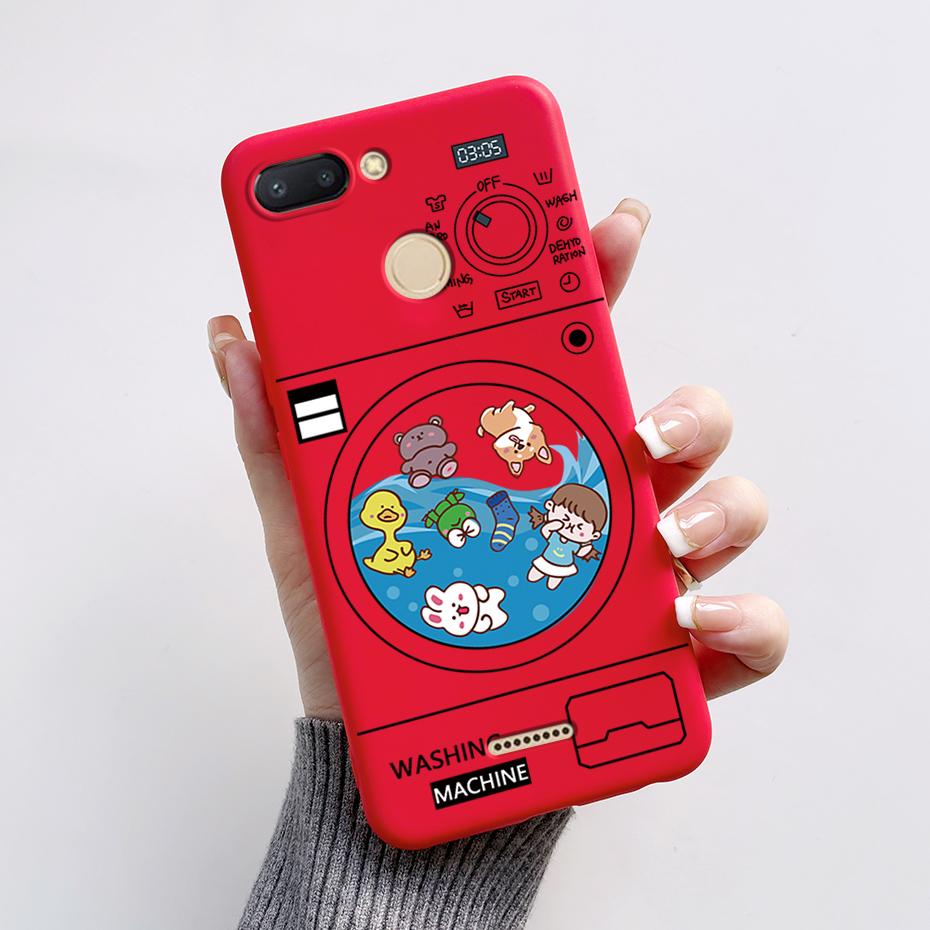 For Xiaomi Redmi 6 Case Redmi 6A Cute Cartoon Frog Back Cover Silicone Soft Phone Case For Xiaomi Redmi 6 6A Redmi6 Coque Bumper