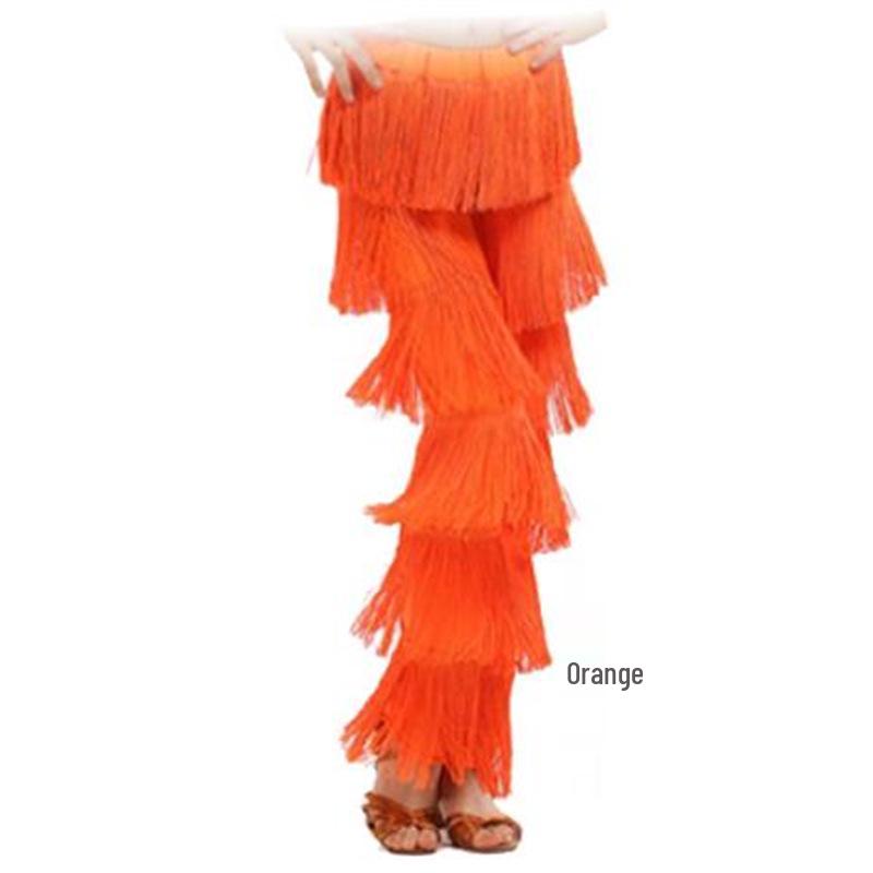 Adult & Children's Latin Dance Fringe Pants for Competition & Practice